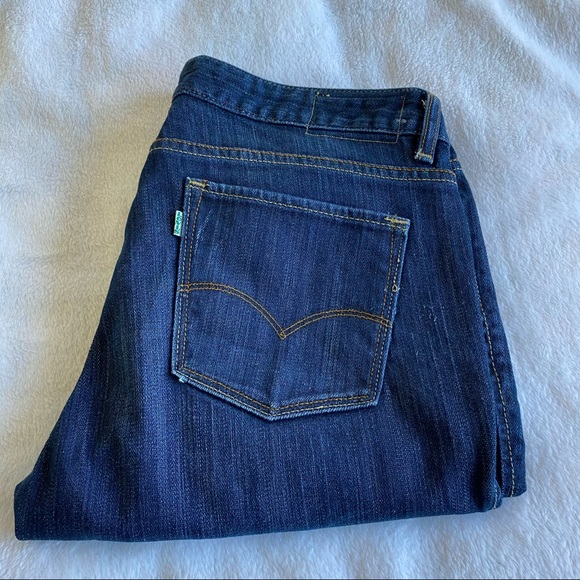 Levi's | Jeans | Levis 552 Eco Mid Rise Dark Wash Jeans Sz 29 | Poshmark